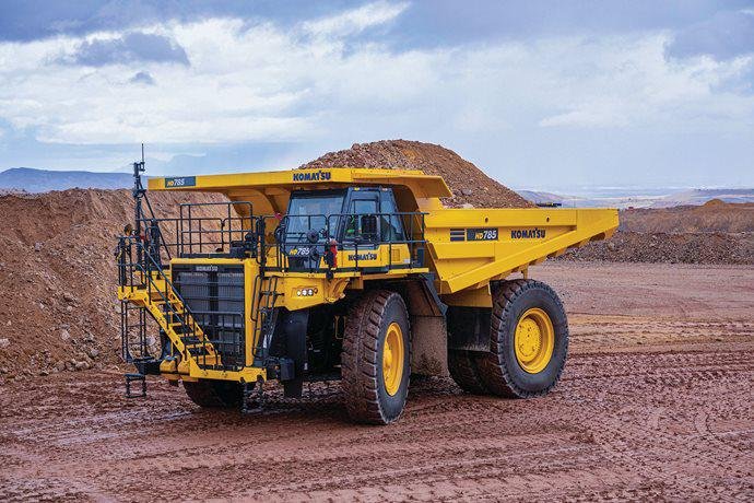 Heavy Construction Equipment Komatzu truck